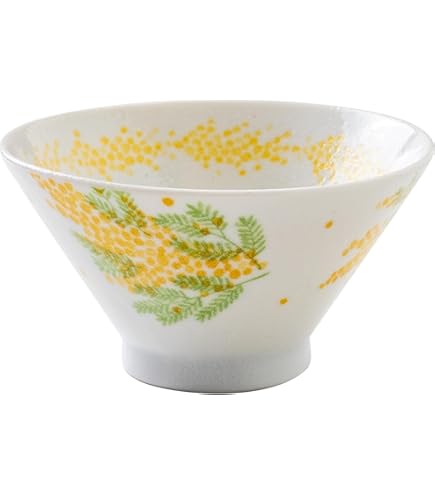 Amazon.co.jp: 波佐見焼 勲山製陶 丸々碗 約11cm ミモザ 日本製 478113